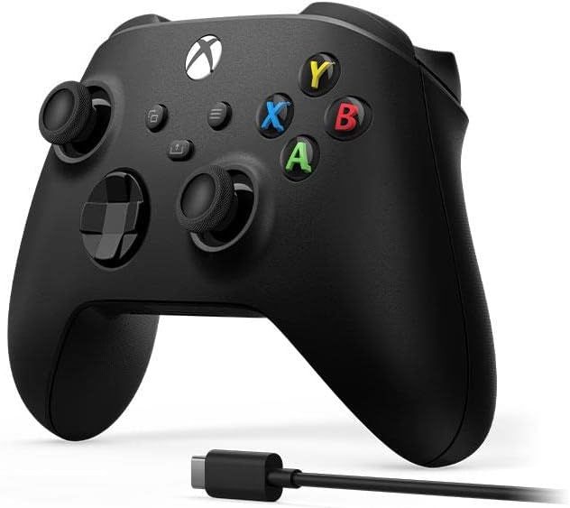 Bezprzewodowy kontroler Xbox – Carbon Black – Kabel USB-C