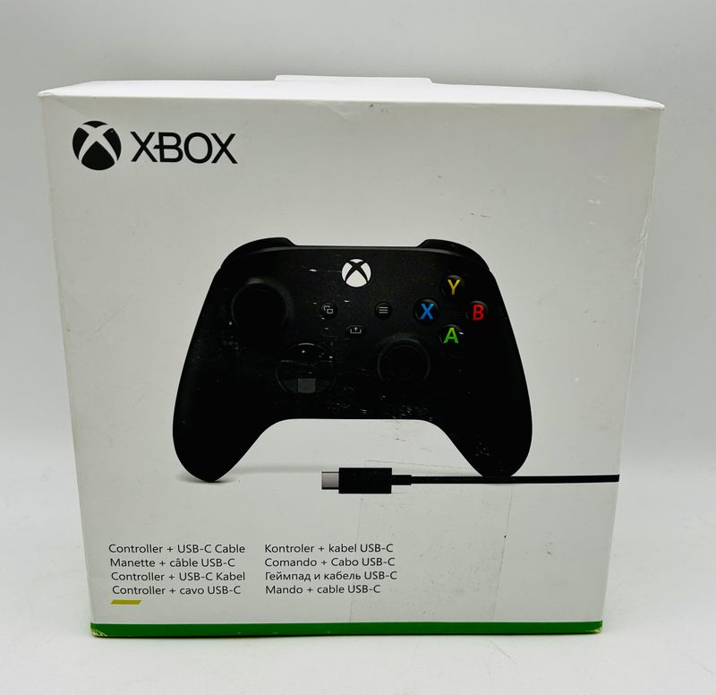 Bezprzewodowy kontroler Xbox – Carbon Black – Kabel USB-C