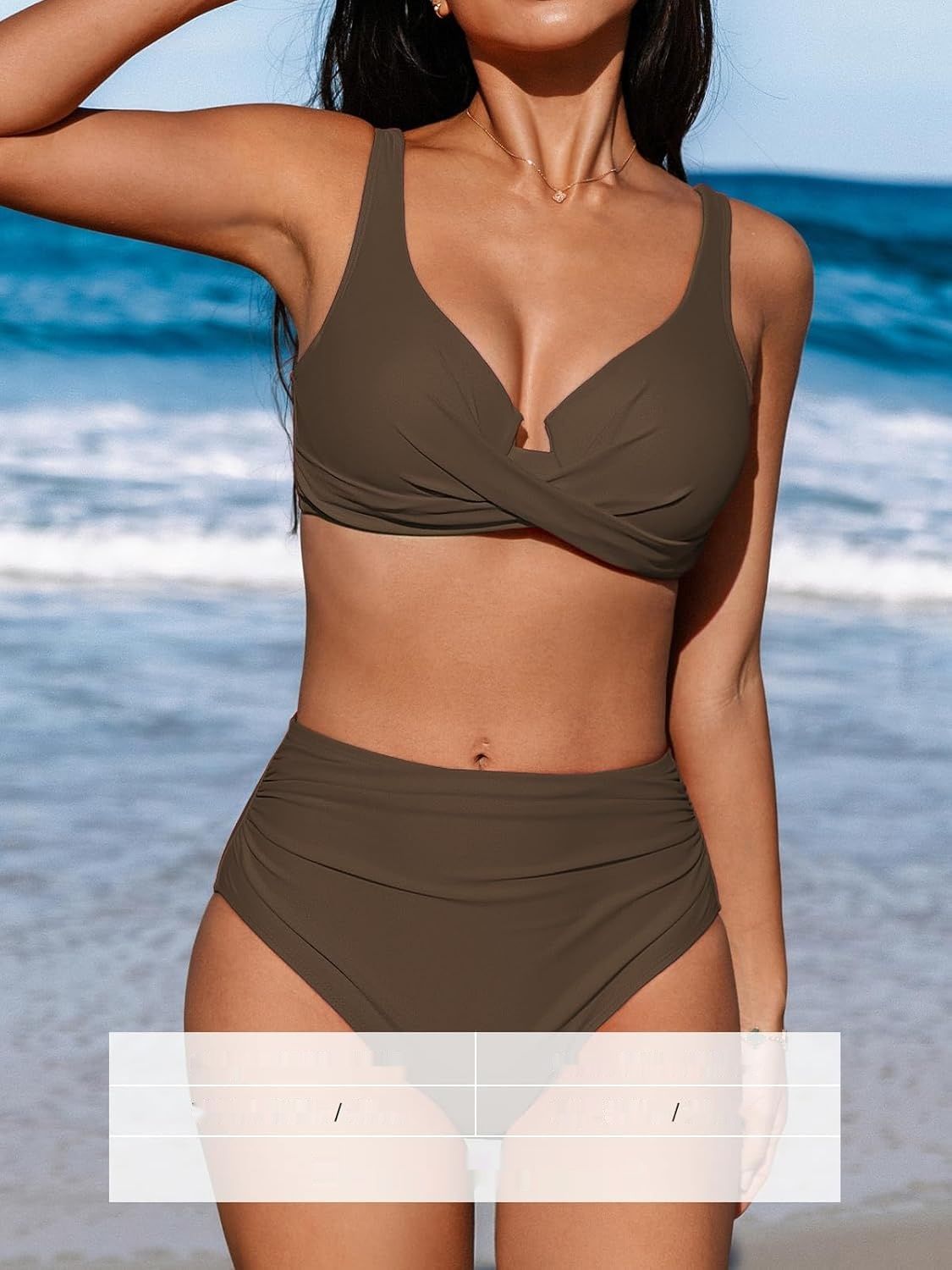 CUPSHE Dwuczęściowy strój kąpielowy bikini damskie