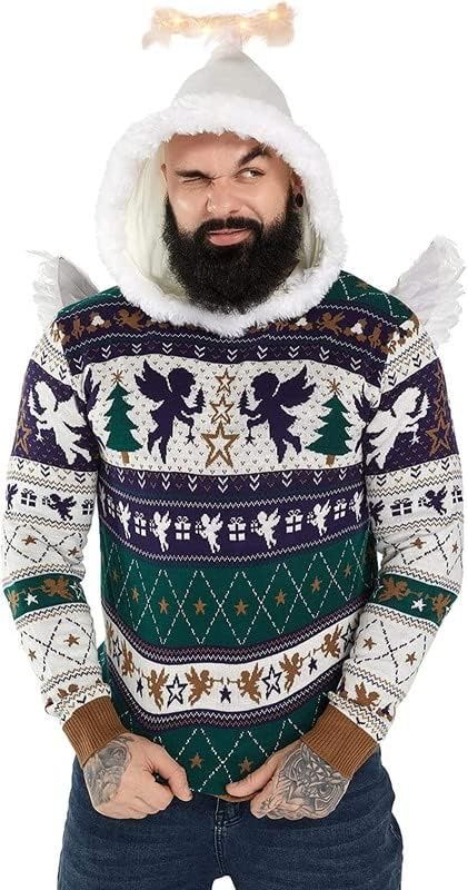 Sweter męski U Look Ugly Today, wielokolorowy, rozmiar M