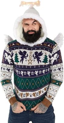 Sweter męski U Look Ugly Today, wielokolorowy, rozmiar M