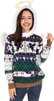 Sweter męski U Look Ugly Today, wielokolorowy, rozmiar M
