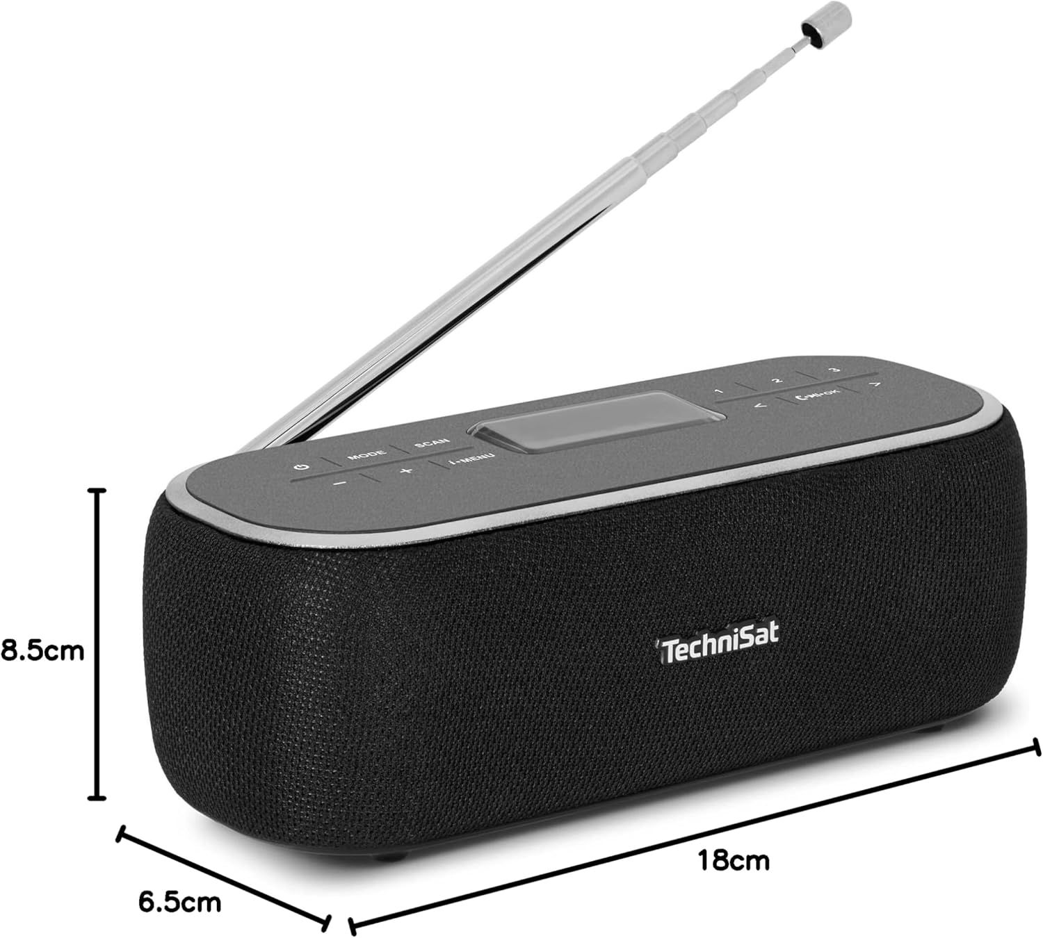 TechniSat VIOLA BT 1 – przenośny głośnik Bluetooth z radiem cyfrowym DAB+
