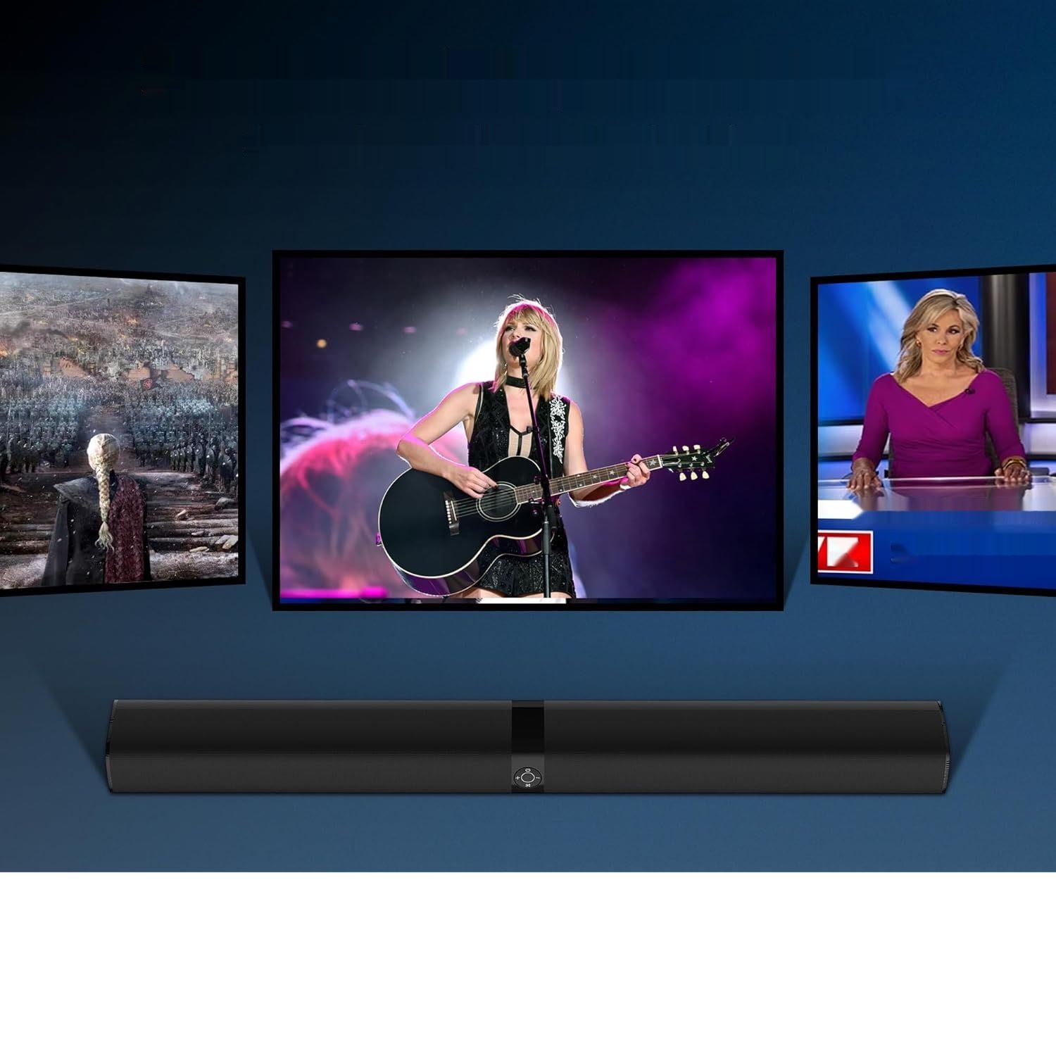 GarageRock KY8000 Soundbar TV 90W – odłączana listwa dźwiękowa 2 w 1