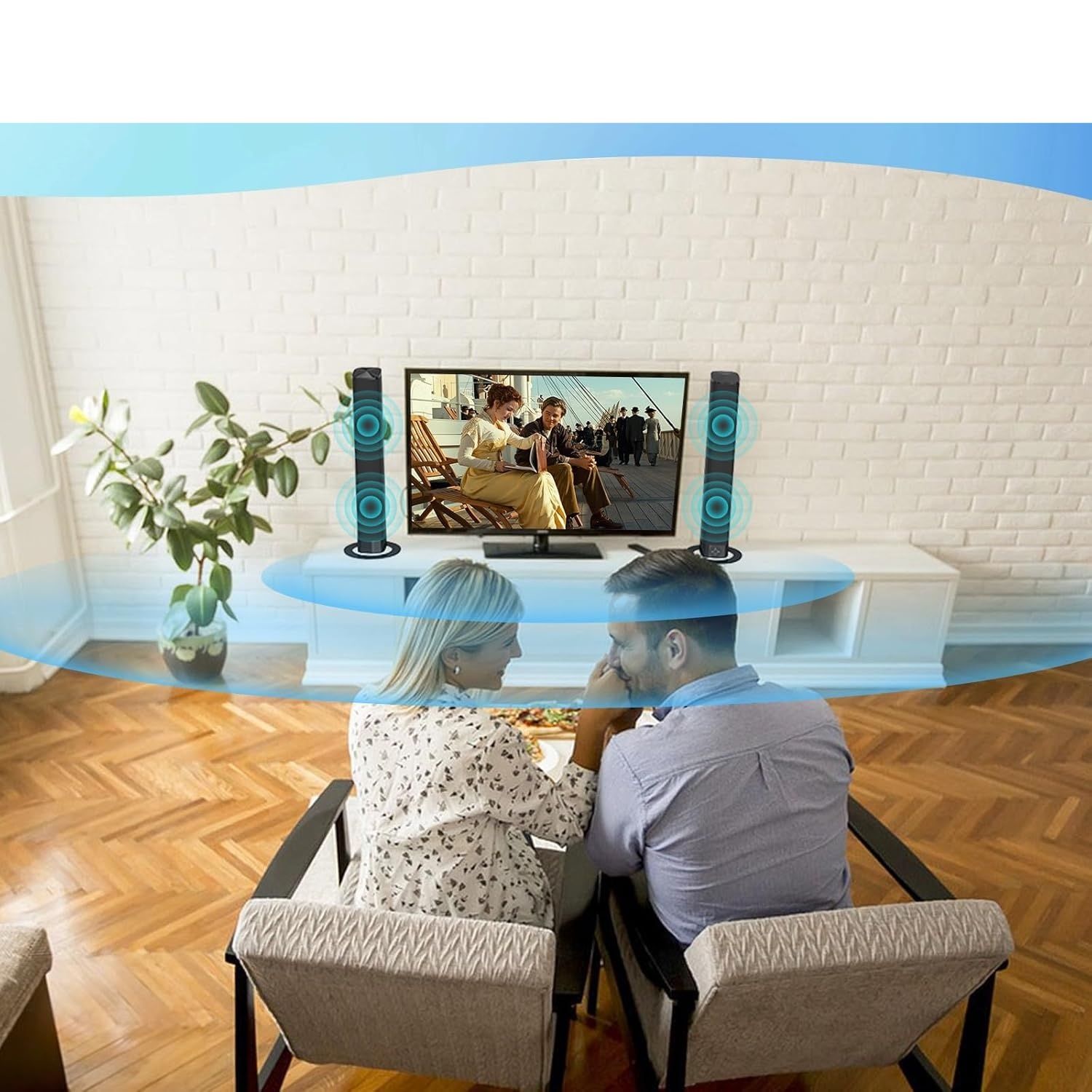 GarageRock KY8000 Soundbar TV 90W – odłączana listwa dźwiękowa 2 w 1