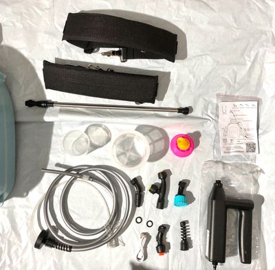 Elektryczny opryskiwacz SYLSTAR 12 l, 3‑biegowy opryskiwacz ogrodowy