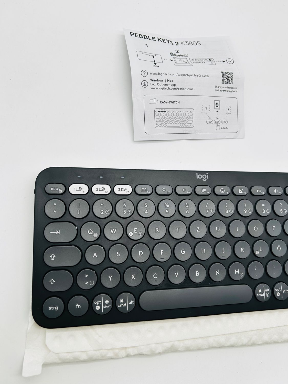 Logitech Pebble Keys 2 K380s, bezprzewodowa klawiatura