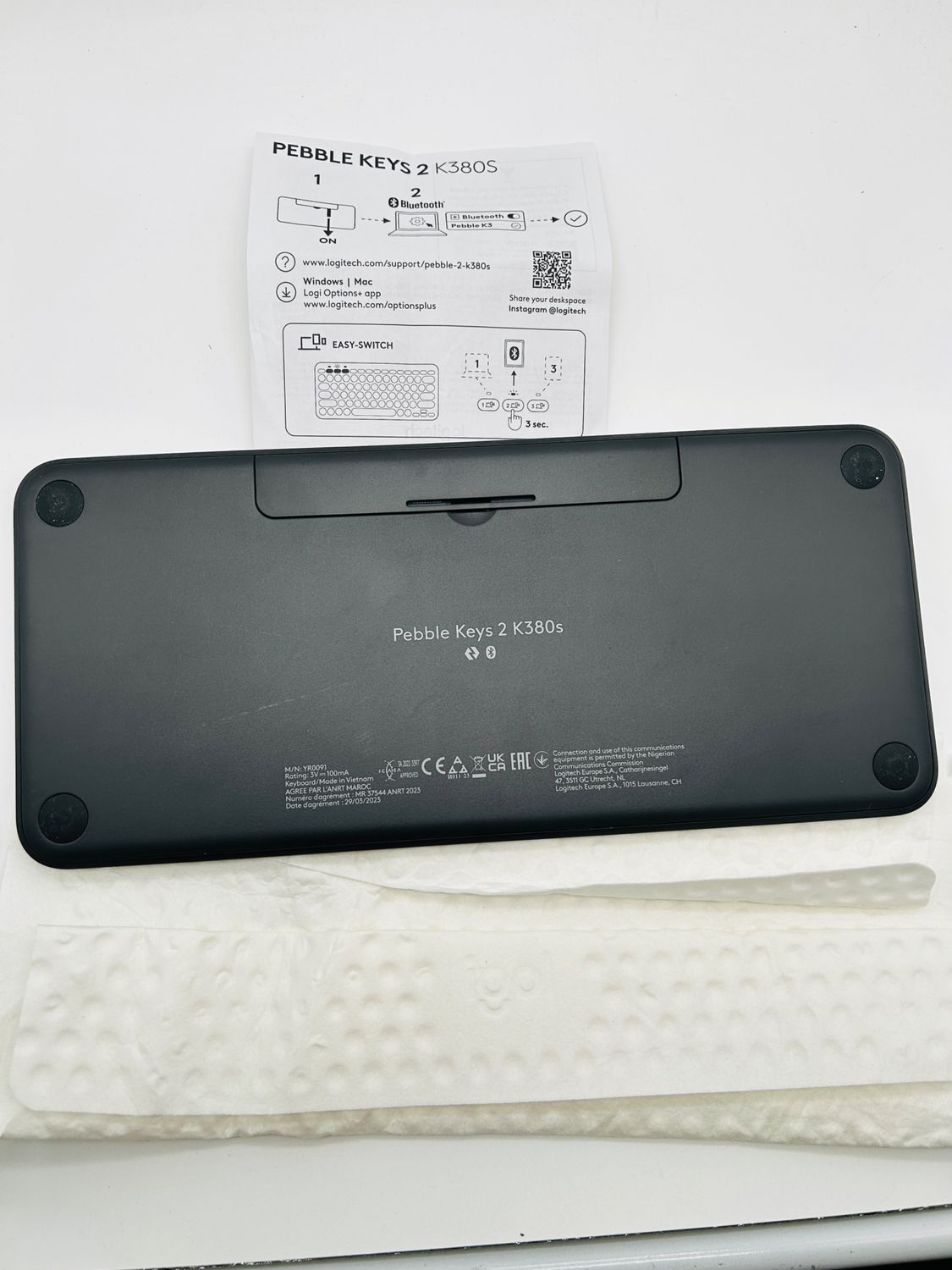 Logitech Pebble Keys 2 K380s, bezprzewodowa klawiatura