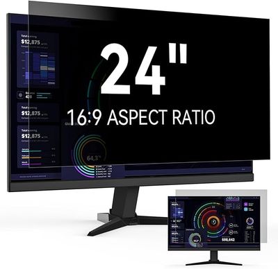 Protescreen 24" 16:9 – Filtrowanie prywatności i ochrona wzroku do monitora