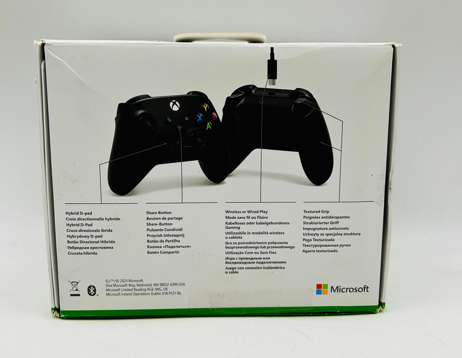 Bezprzewodowy kontroler Xbox – Carbon Black – kabel USB-C
