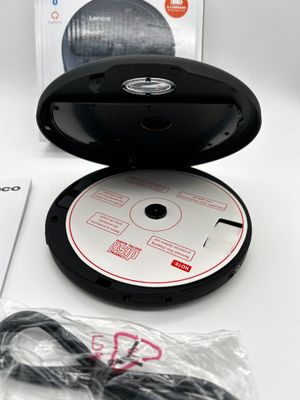 Lenco CD-300 – przenośny odtwarzacz CD/MP3 z Bluetooth, czarny