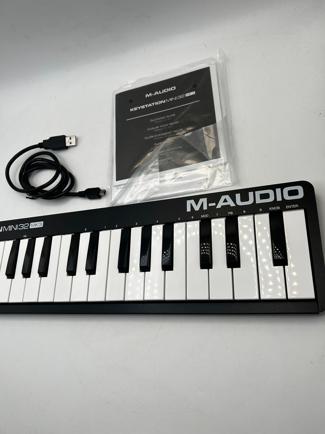 M-AUDIO Keystation Mini 32 MK3 ultraprzenośny mini kontroler klawiatur