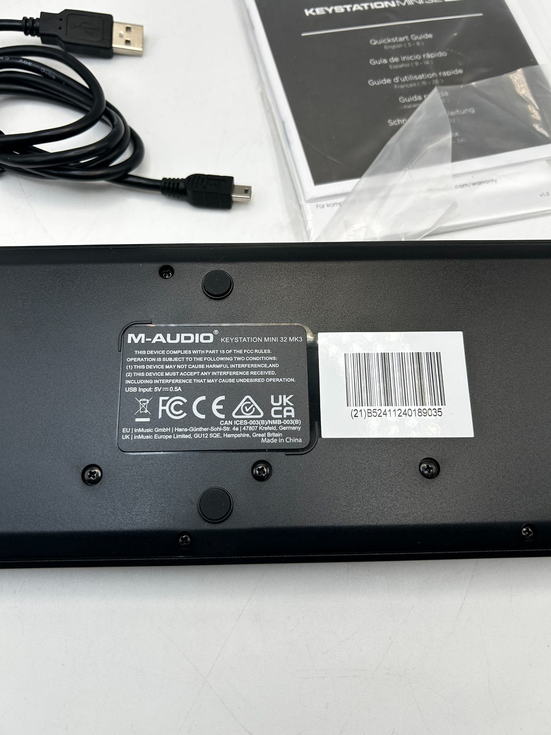 M-AUDIO Keystation Mini 32 MK3 ultraprzenośny mini kontroler klawiatur
