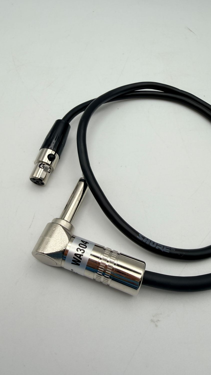 Shure WA304 - czarny kabel adapterowy do instrumentu