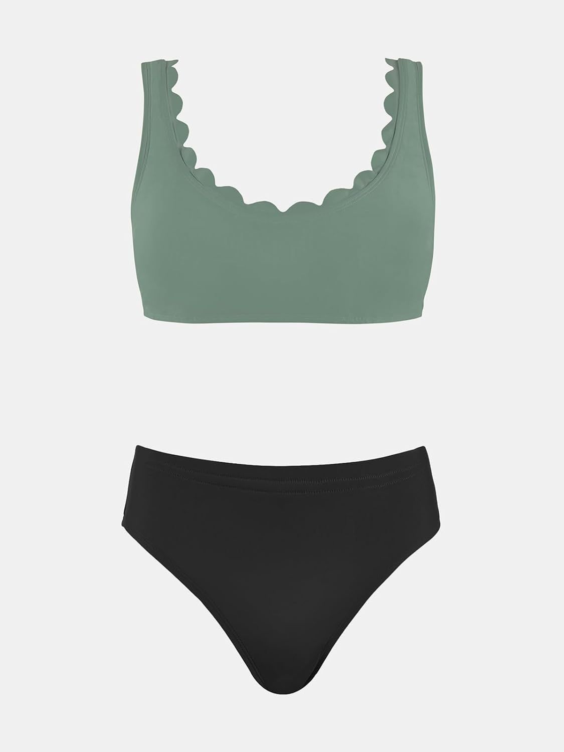 CUPSHE strój kąpielowy ciążowy – komplet bikini z dekoltem U