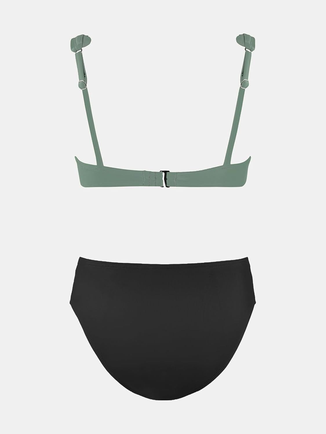 CUPSHE strój kąpielowy ciążowy – komplet bikini z dekoltem U