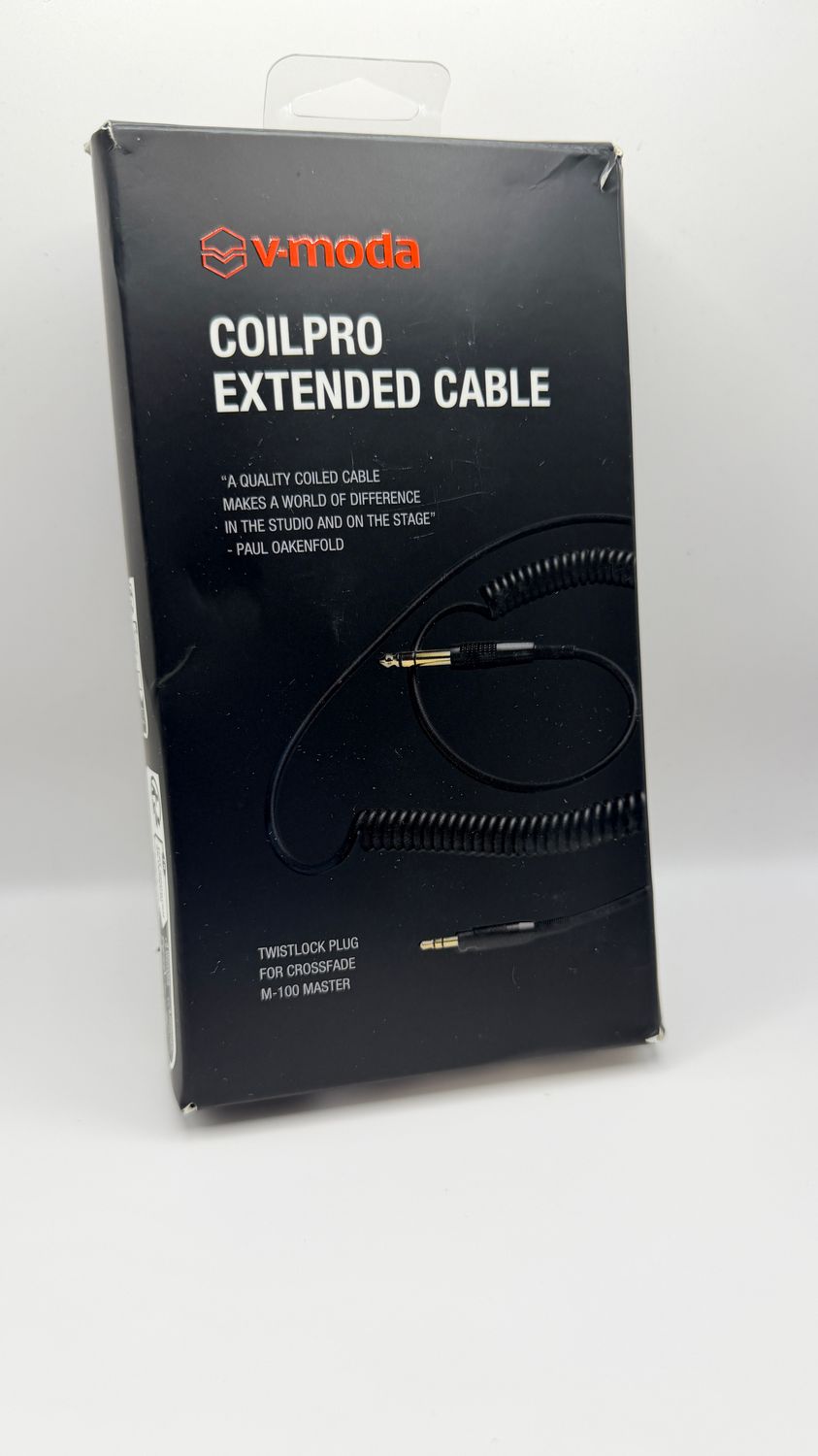 V-Moda Cable przedłużający CoilPro - Czarny