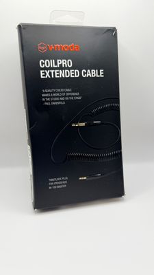 V-Moda Cable przedłużający CoilPro - Czarny