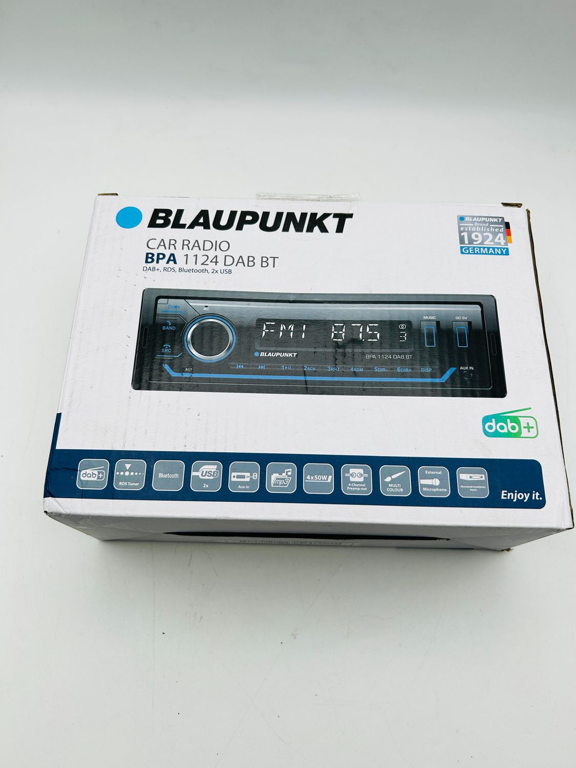 Blaupunkt BPA1124DAB BT radio samochodowe 1 DIN DAB+ Bluetooth USB