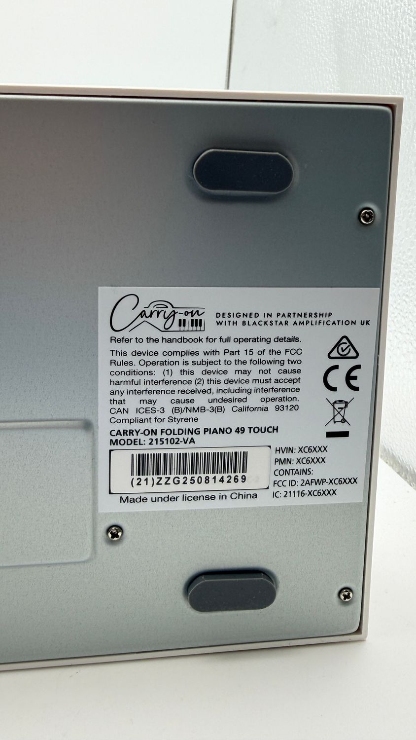Carry-on FP-49 Touch – uszkodzone składane pianino cyfrowe