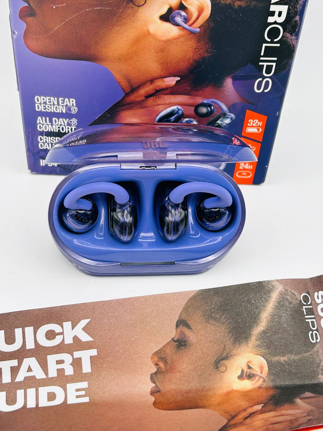 JBL Soundgear Clips Ghost Purple – słuchawki open-ear