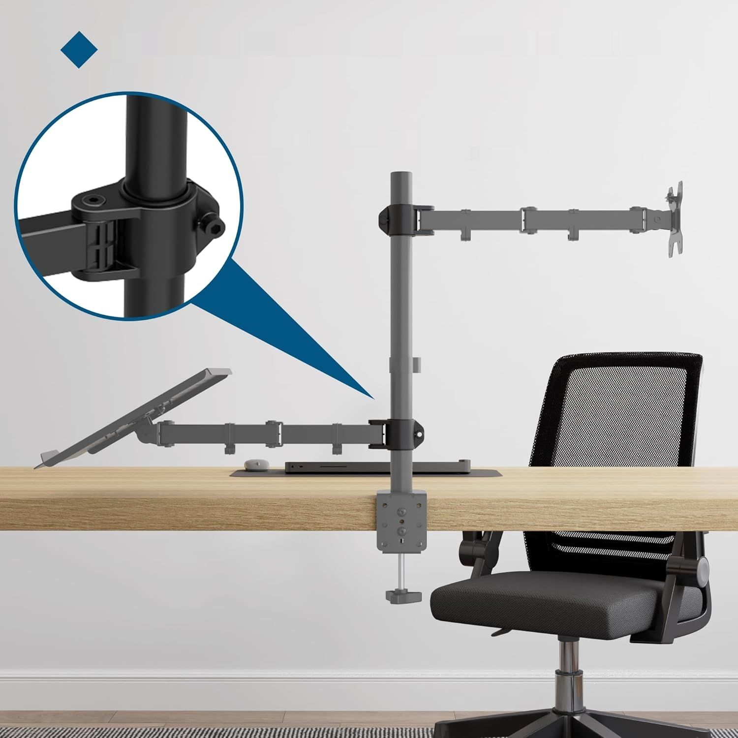 BONTEC uchwyt na monitor i laptop 13–27" + 17"