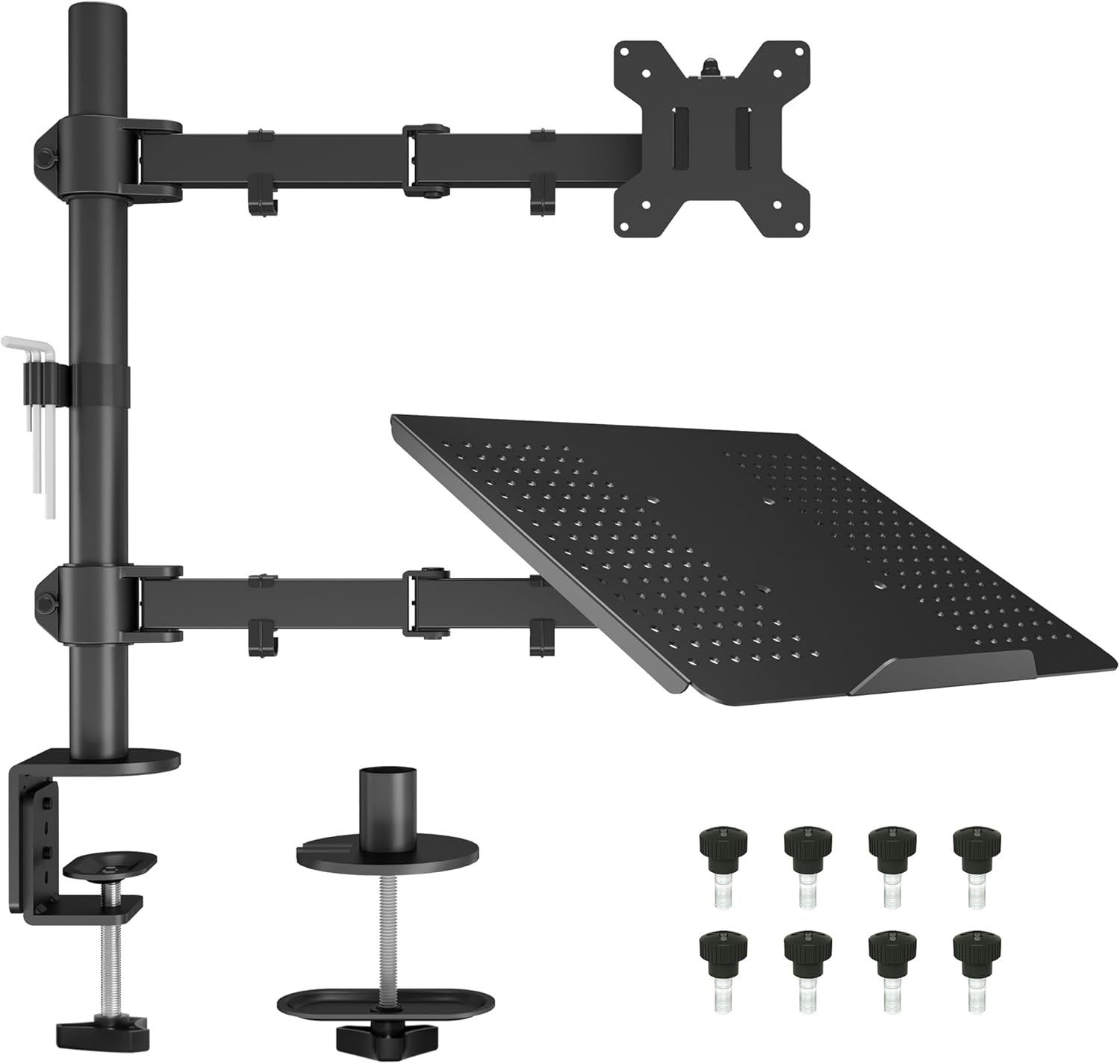 BONTEC uchwyt na monitor i laptop 13–27" + 17"