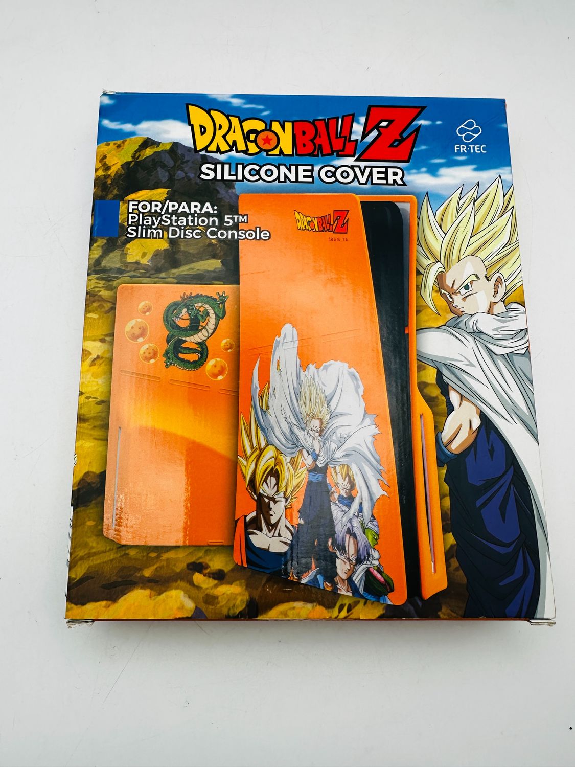 FRTEC – silikonowa osłona do konsoli PS5 Disc Edition Slim, Dragon Ball Z