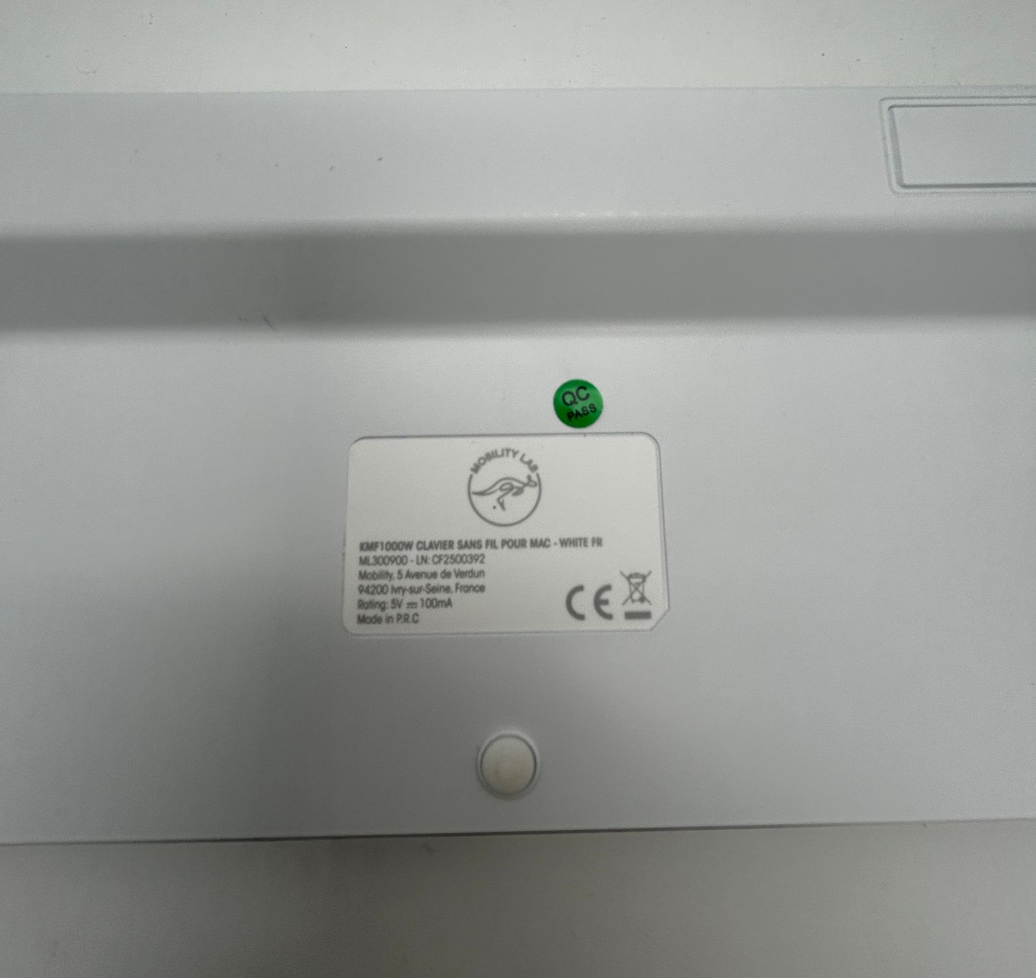 Klawiatura bezprzewodowa Mobility Lab Design Touch AZERTY PENMBL0004