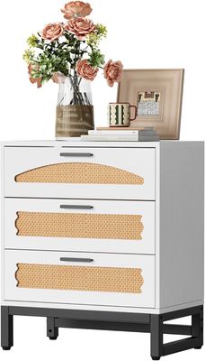 MERICONIA Natural Rattan Komoda z 3 szufladami