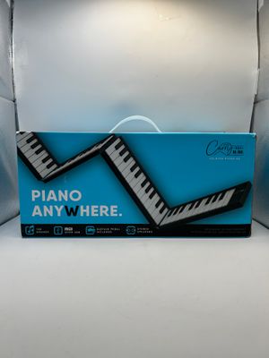 BLACKSTAR Carry-on 88 – czarny składany pianino z 89 klawiszami, czarn