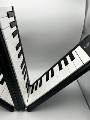 BLACKSTAR Carry-on 88 – czarny składany pianino z 89 klawiszami, czarn