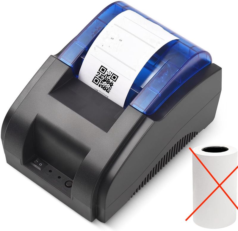 Bisofice VTR-T58W – termiczna drukarka paragonów 58 mm z USB i Bluetooth