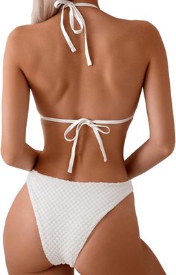 GORGLITTER damskie bikini z łańcuszkami, dwuczęściowy kostium kąpielowy
