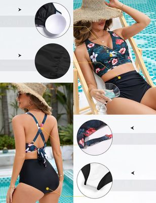 Costume da bagno dwuczęściowy SVANCO z topem krzyżowanym