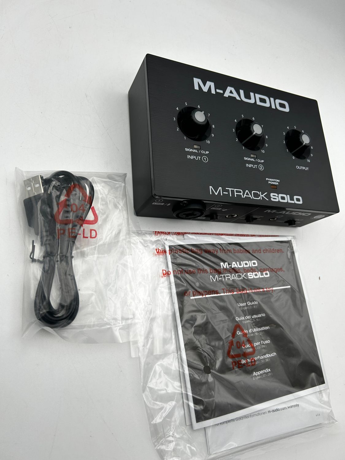 M-AUDIO M-Track Solo — interfejs audio USB