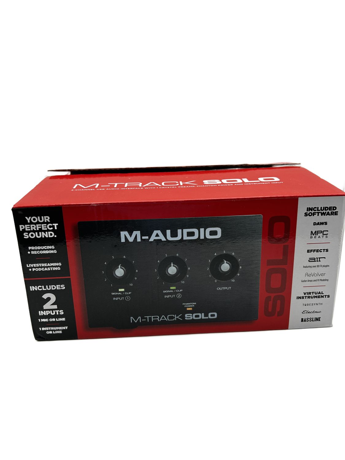M-AUDIO M-Track Solo — interfejs audio USB