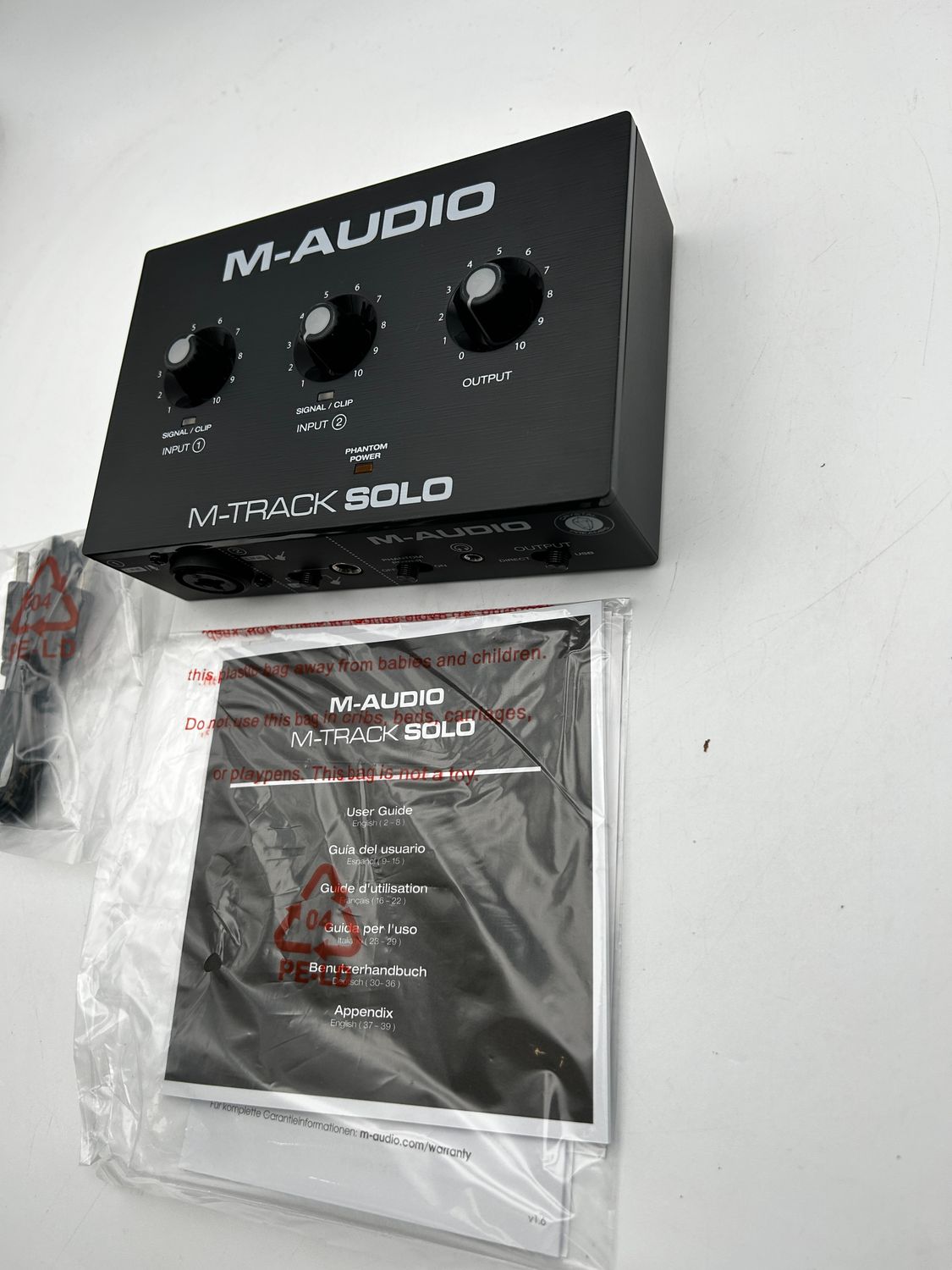 M-AUDIO M-Track Solo — interfejs audio USB