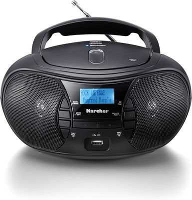 Karcher RR 5028D przenośne radio CD, czarne