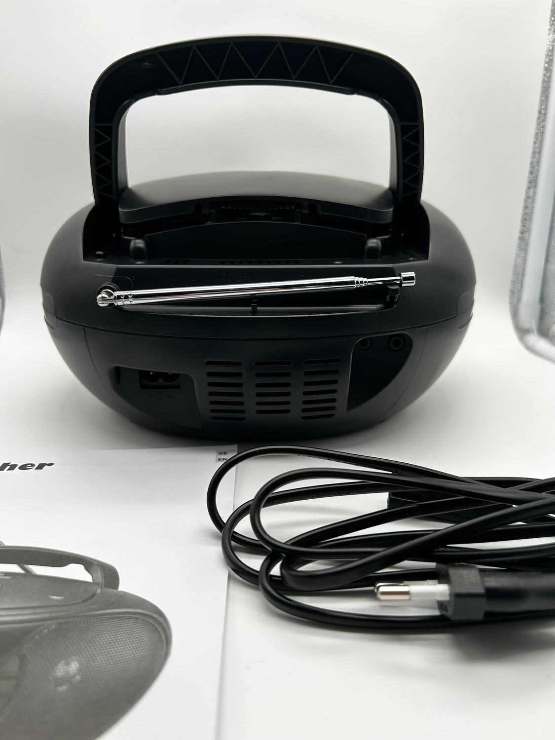 Karcher RR 5028D przenośne radio CD, czarne