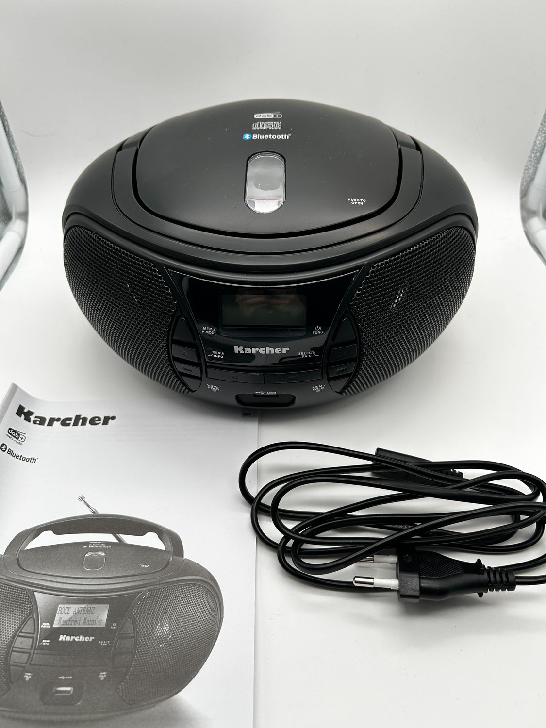 Karcher RR 5028D przenośne radio CD, czarne