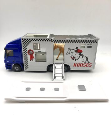 SIKU 1942 Horse Transporter – metalowy transporter koni 1:50
