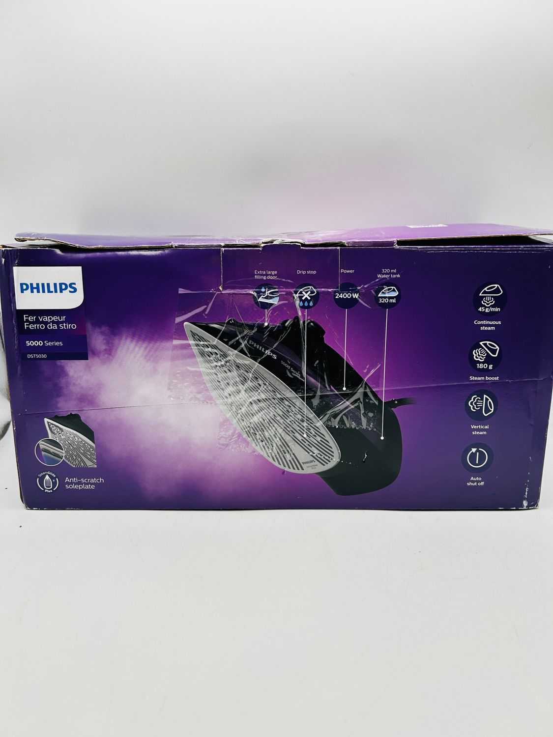 Philips Seria 5000 DST5030/80 żelazko parowe 2400 W, 45 g/min