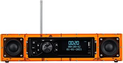 ALK103-LCD FM/DAB Radio Do It Yourself (DIY) z obudową akrylową