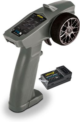 Carson 500500109 Reflex Wheel Start 2,4 GHz radio szare – 2,4 GHz