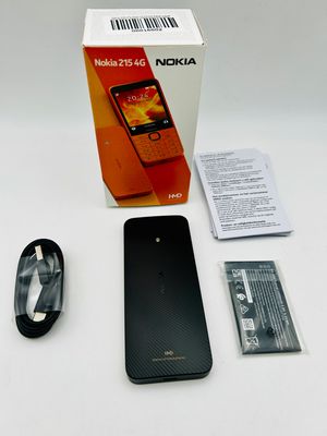 Nokia 215 4G (2024) telefon komórkowy Dual SIM, czarny