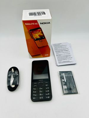 Nokia 215 4G (2024) telefon komórkowy Dual SIM, czarny