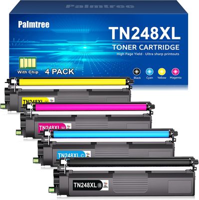 Tonery Palmtree TN248XL do Brother zamienniki CMYK 4 szt.