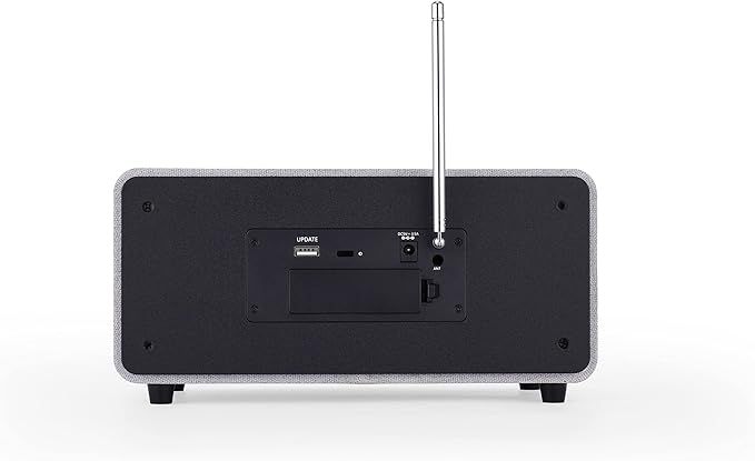 BEA103-028 Radio FM/DAB+ z ekranem LCD, Bluetooth, USB/AUX IN, jasnoszara