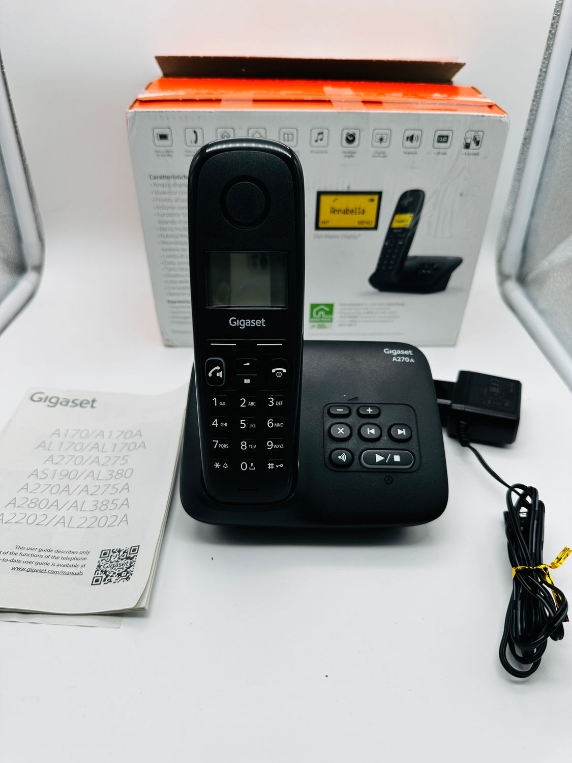 Gigaset A270A – telefon bezprzewodowy z automatyczną sekretarką